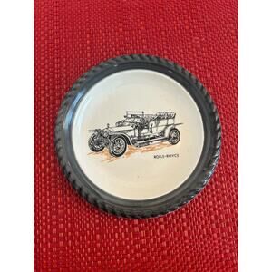 Vintage Wade England Small Decorative Saucer/Plate 'Veteran Cars' Rolls Royce
